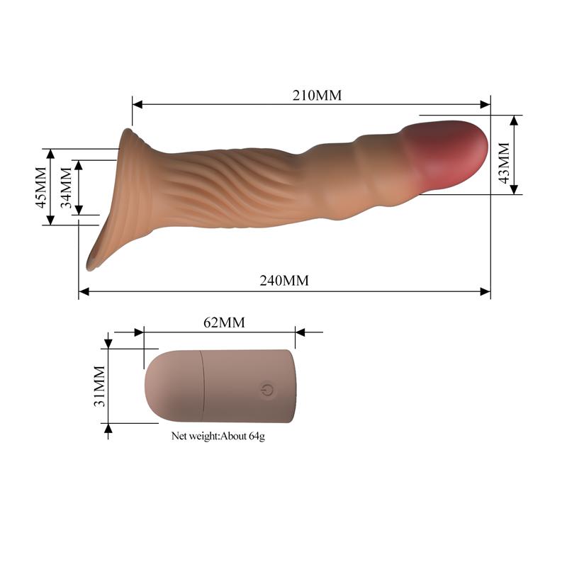 Vibrating Penis Sleeve - Imagen 6