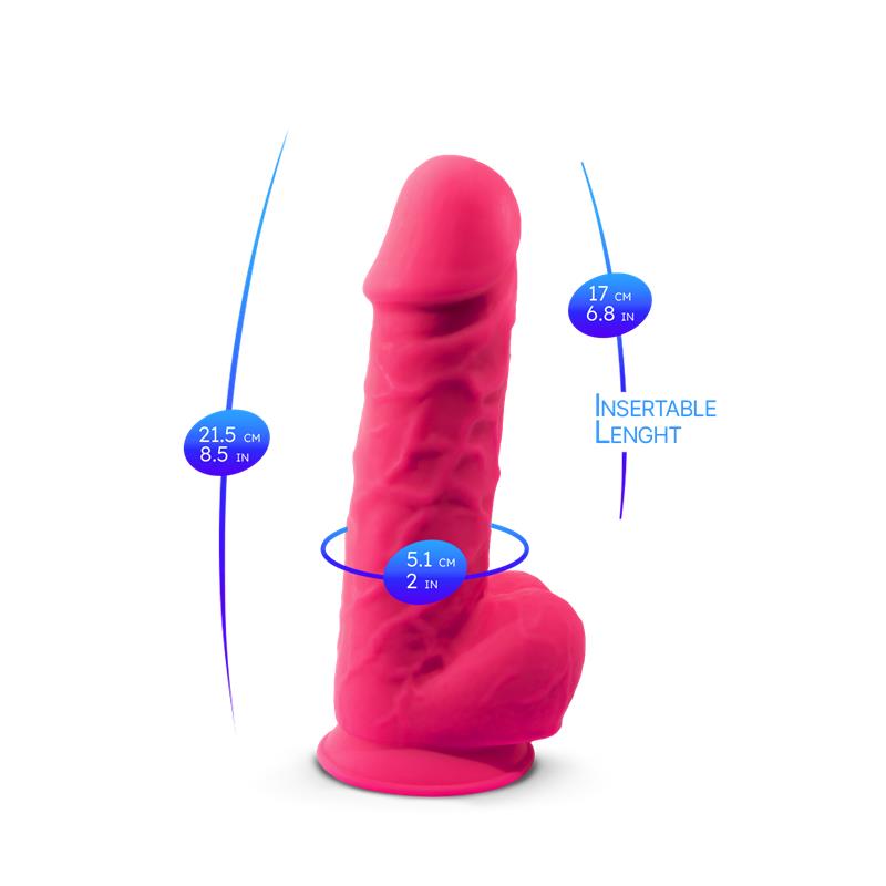 Dildo Dual Density Mod. 1 - 8.5 Pink - Image 8