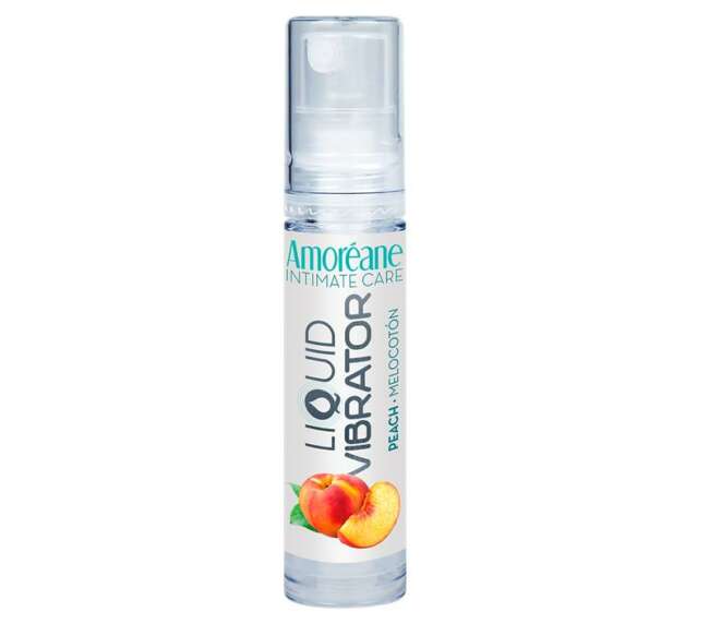 Liquid Vibrator Waterbase Peach 10 ml