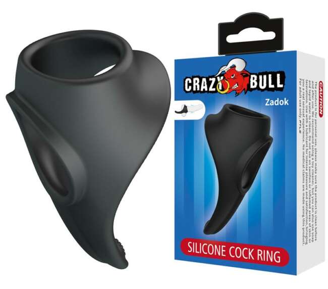 Zadok Silicone Cock and Testicles Ring